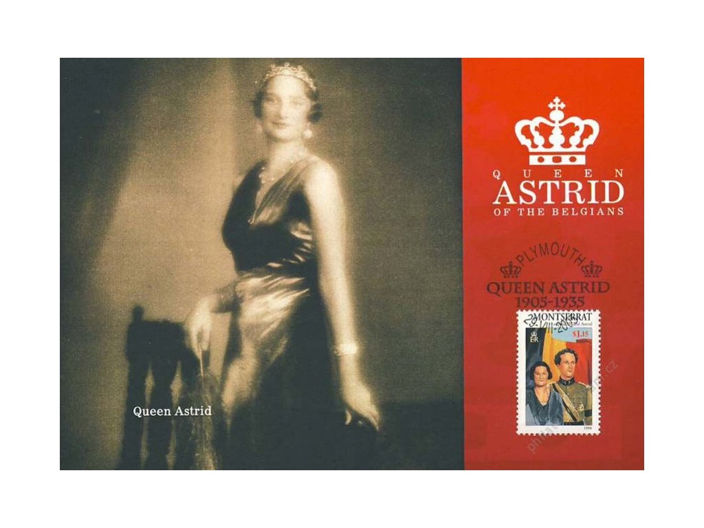 Montserrat, 2005, pamětní list Queen Astrid