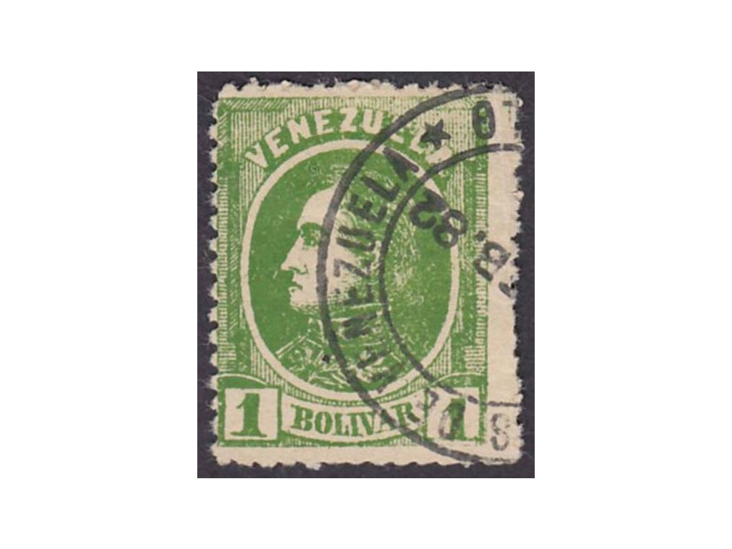 Venezuela, 1880, 1Bolivar, MiNr.27, razítkované, dv