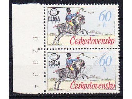1977, 60h Postilión, kraj. 2páska s DV - uzda, Nr.2253, **