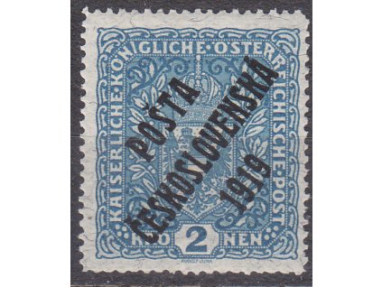 2K Znak, žilk. papír, I.typ, Nr.48II, **, ilustrační foto