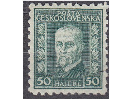 50h zelená, I.typ, pr.6, Nr.204, * po nálepce, ilustrační foto