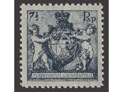 1921, 7 1/2 Rp Znak, MiNr.49B, **