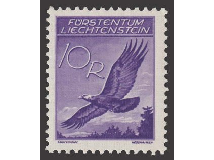 1934, 10 Rp letecká, kat. MiNr.143, **