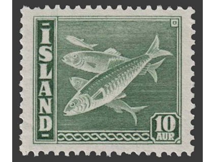 1940, 10 A Ryby, Mi.180Eur, MiNr.215B, **