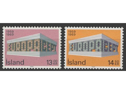 1969, 13-14.50 Kr série Europa, MiNr.428-29, **