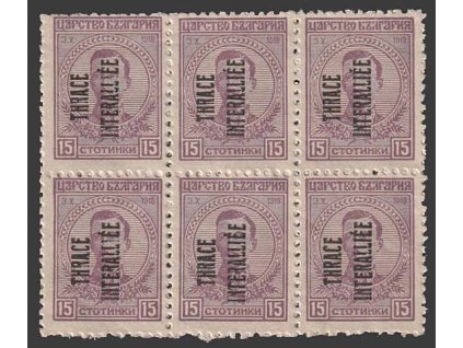 1919, 15 St fialová, 6blok, MiNr.5, **