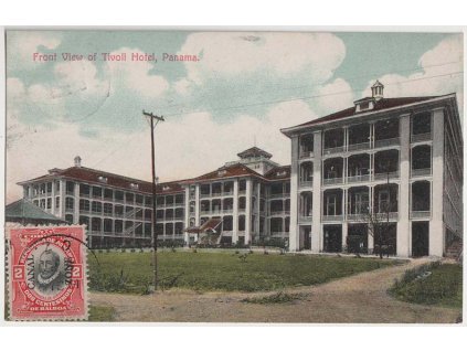 Panama, 1910, DR Panama, pohlednice zaslaná  do Čech