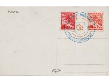 1941, Benešov u Prahy, Výstava známek, pohlednice, neprošlé