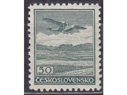 50h zelená, Řz.12 1/4, Nr.L7A, **, ilustrační foto