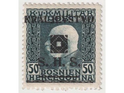 1919, 50 H Franc Josef, MiNr.41, * po nálepce