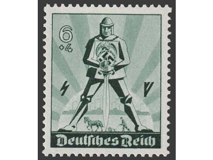 1940, 6Pf Den práce, MiNr.745, * po nálepce