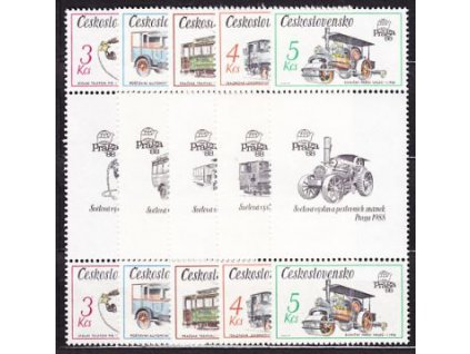 1987,3-5Kčs,Technické památky,spojky,Nr.2794-8, **