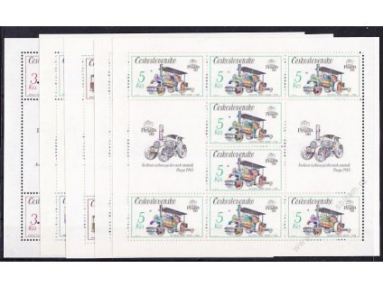 1987, 3-5Kčs Technické památky, PL, VZOR, **