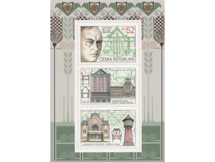 2021, 52 Kč aršík Jan Kotěra, Nr.A1143, **