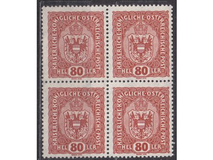 80h Znak, 4blok, zn. platná v ČSR, **, ilustrační foto