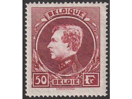 1929, 50 Fr Albert, MiNr.264II, **