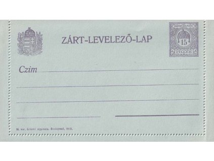 - Předběžné, 15f Koruna, zálepka, neprošlé