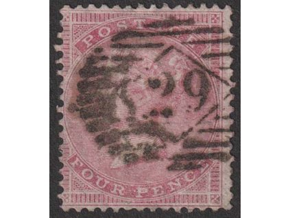 1855, 4 P Viktoria, MiNr.13Z, razítkované