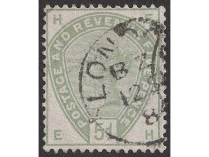 1883, 5 P Viktoria, MiNr.78, razítkované