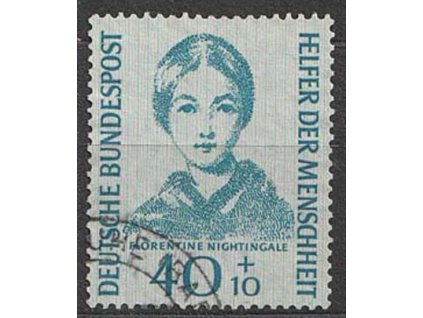 1955, 40 Pf Osobnosti, kat. MiNr.225, razítkované