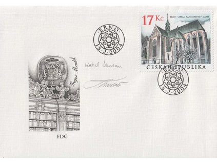 Zeman, Tvrdoň, podpisy na FDC z roku 2004