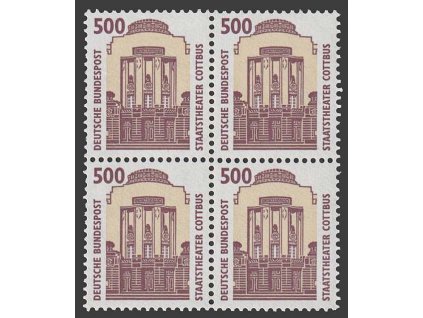 1993, 500 Pf Architektura, 4blok, MiNr.1679, **