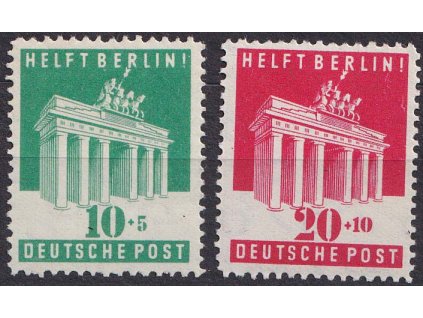 Americká a Britská zóna, 1948, 10-20 Pf série, MiNr.101-2, **