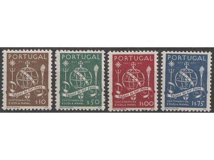 1945, 10C-1.75E série Námořní škola, kat. Nr.689-92, **