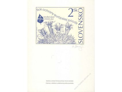 Horniak, podpis na pamětním listu, A4