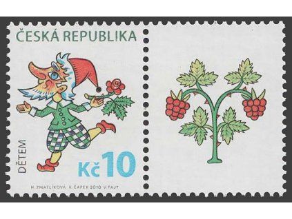 2010, 10 Kč Dětem, kupon, Nr.633, **