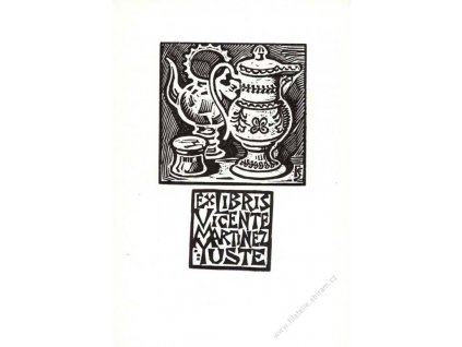 Martinez, Ex Libris, pohlednicový formát