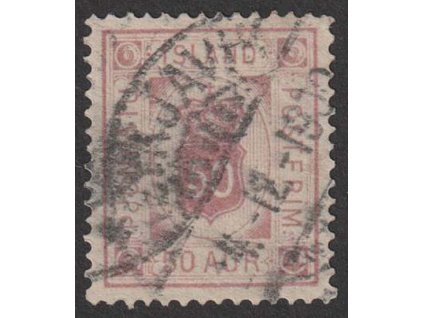 1876, 50 A služební, MiNr.8A, razítkované, dv