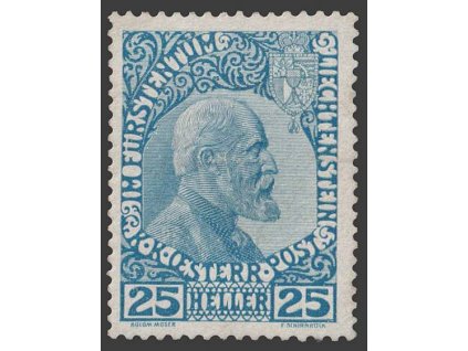 1912, 25 H Johann, MiNr.3y, * po nálepce
