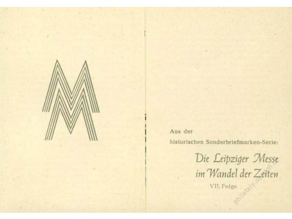 Společné vydání, DDR, 1950, Lipský veletrh, MiNr.248-9, pamětní 2list, dv