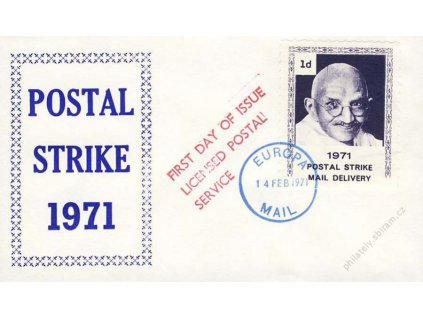 Poštovní stávka v roce 1971, dopis, neprošlé