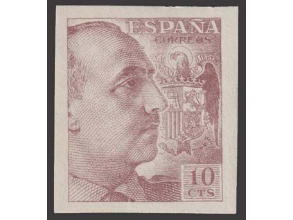 1939, 10 C Franco, nezoubkovaná, MiNr.842U, **