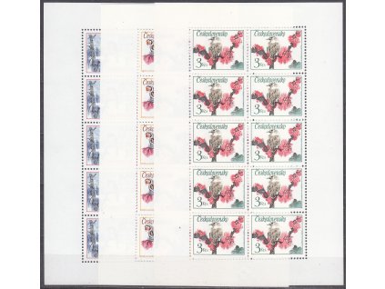 1972, 1.60-3Kčs Ptactvo, PL, Nr.PL2001-2003, **