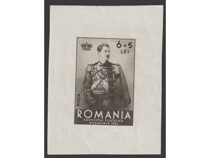 1932, 6 L Karel II. z aršíku, MiNr.449, **