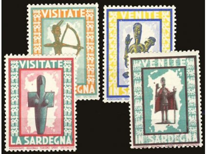 Visitate la Sardegna, 1926, 4 ks, * po nálepce