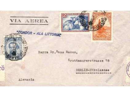 Argentina, 1940, DR Buenos Aires, letz. dopis