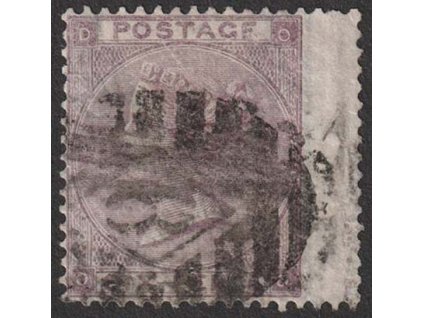 1858, 6 P Viktoria, MiNr.14, razítkované, dv