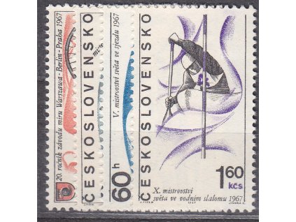 1967, 60h-1.60Kčs Sport, série, Nr.1607-10, **