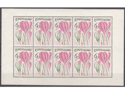 1965, 60Kčs Květiny, PL, Nr.PL1490, **, ilustrační foto