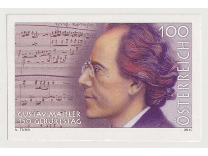 2010, 1 Euro Gustav Mahler, nezoubkovaná, **