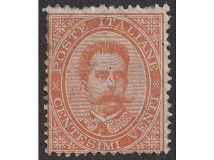 1879, 20 C Umberto, MiNr.39A, * po nálepce, kz