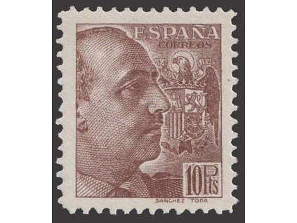 1939, 10 PTS Franco, MiNr.856B, **