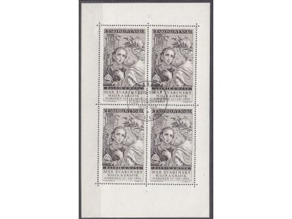 1958, 1.60Kčs Švabinský, PL, pamětní razítko, Nr.PL1013,  ilustrační foto