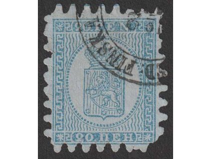 1866, 20 P Znak, MiNr.8, razítkované, kvalita - viz. foto