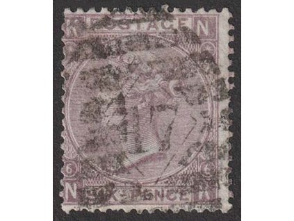 1867, 6 P Viktoria, MiNr.30, razítkované