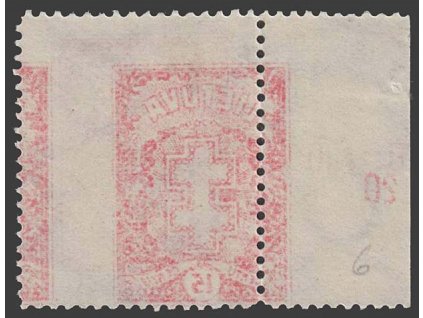 Lietuva, 1926, 15 C Znak, obtisk na rubu, MiNr.271, **/*